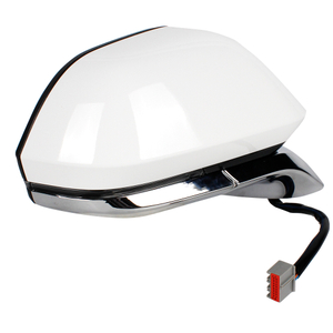 Rear View Mirror Assembly For Lincoln MKZ 2013-2020/White painted/14-pin/with lettering/Right