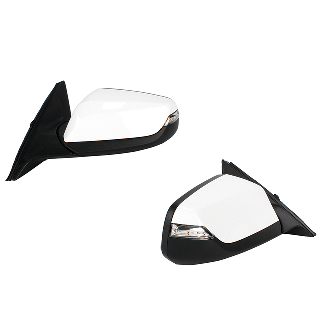 Rear View Mirror Assembly For Chevrolet Malibu 2016-2021/White painted/7 Pin