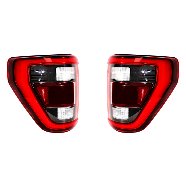 Tail Light For Ford F150 2021-2023/black-red
