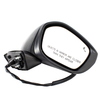 Rear View Mirror Assembly For Honda Civic 2022-2023 /black painted/7-lines