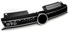Grille For VW Golf 6 GTI 2009-2013 front grille red