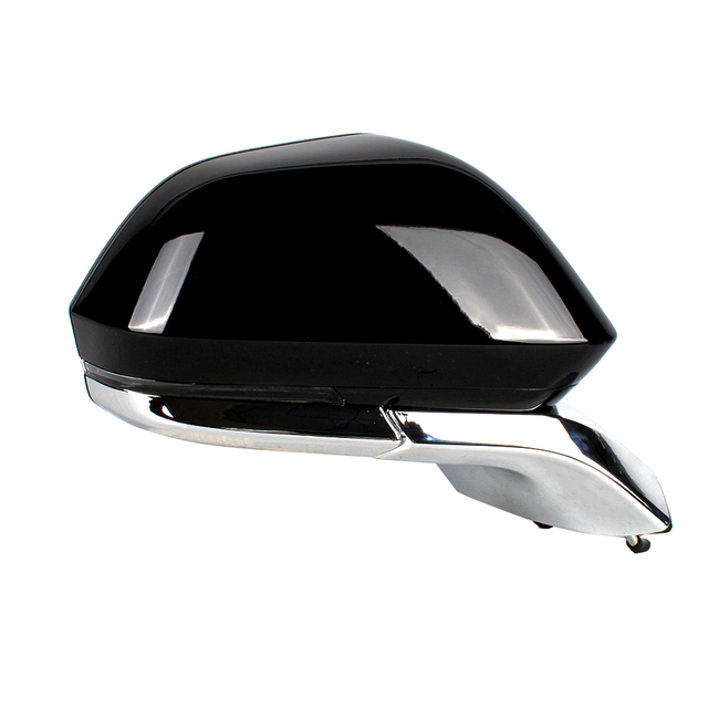 Rear View Mirror Assembly For Lincoln MKZ 2013-2020/Black painted/14-pin/with lettering/Right