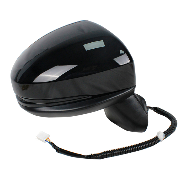 Rear View Mirror Assembly For Honda Fit 2015-2020/black painted/3-lines