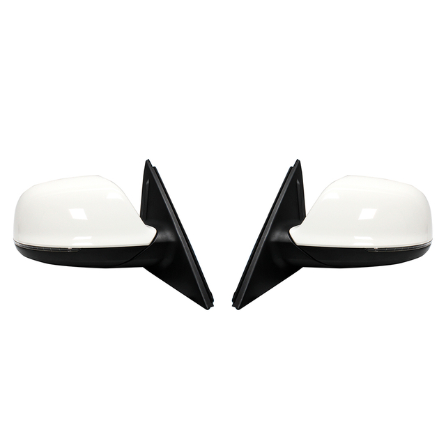 Rear mirror assembly For Audi Q5 2009-2015 6 lines white paint