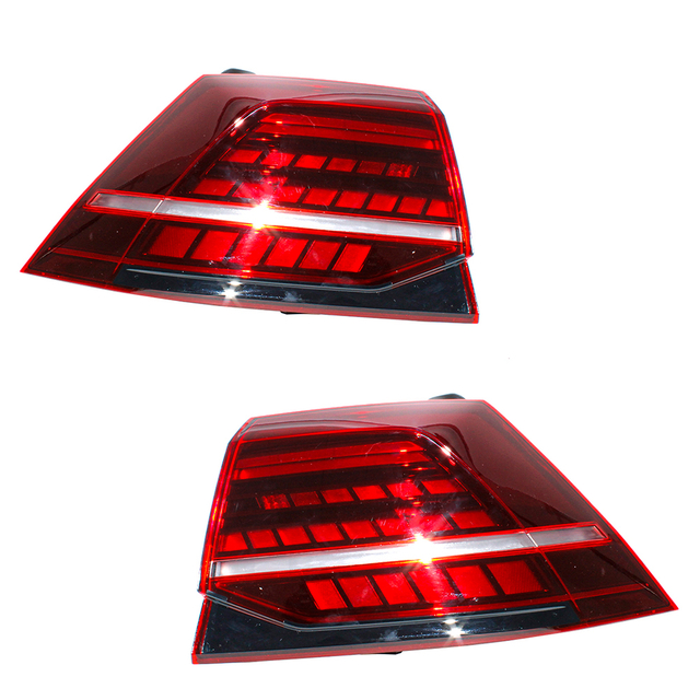 Tail Light For VW Golf 7.5 2017-2020 LED Flowing Outer Light European version