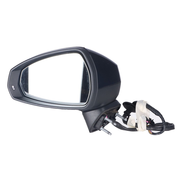 Rear mirror assembly For Audi A3 2014-2021 10 lines Black paint