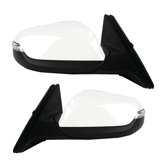 Rear View Mirror Assembly For Chevrolet Malibu 2016-2022/White painted/12 lines