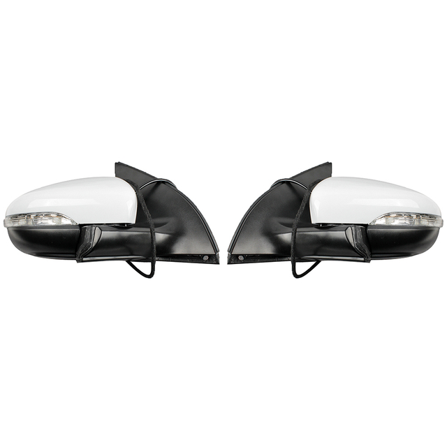 Rear mirror assembly For VW Golf 7/7.5 2013-2020 6PIN white paint