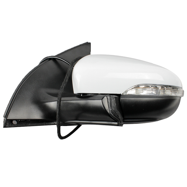 Rear mirror assembly For VW Golf 6 white paint