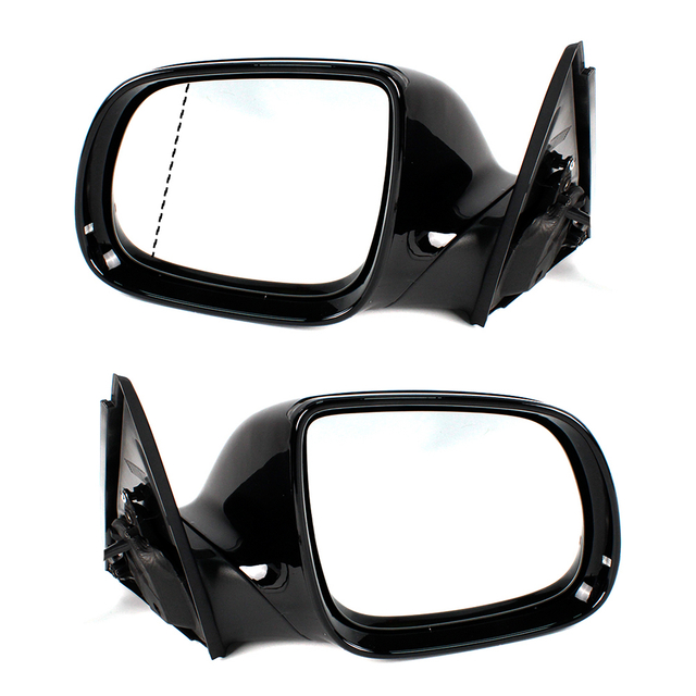 Rear mirror assembly For Audi Q5 2009-2015 6 lines Black paint
