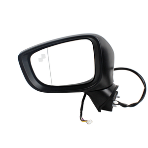 Rear mirror assembly For Mazda 3 2017-2019 paintable white/9-Pin