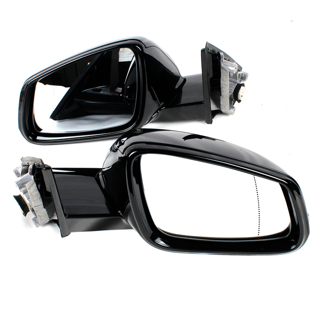 Rear mirror assembly For BMW X2 F39 2019-2023 black paint 5PIN
