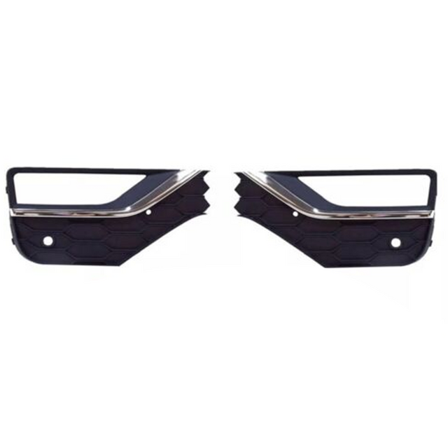 Fog Lamp Cover For VW Amarok 2019/chrome/without radar aperture