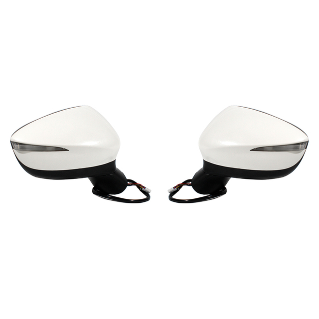 Rear mirror assembly For Mazda CX-5 2017-2022 paintable white/8-Pin