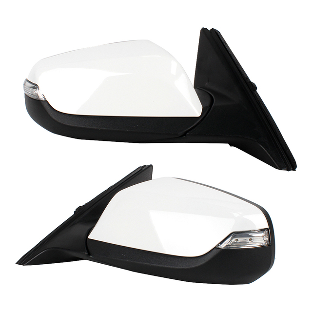 Rear View Mirror Assembly For Chevrolet Malibu 2016-2021/White painted/8 Pin