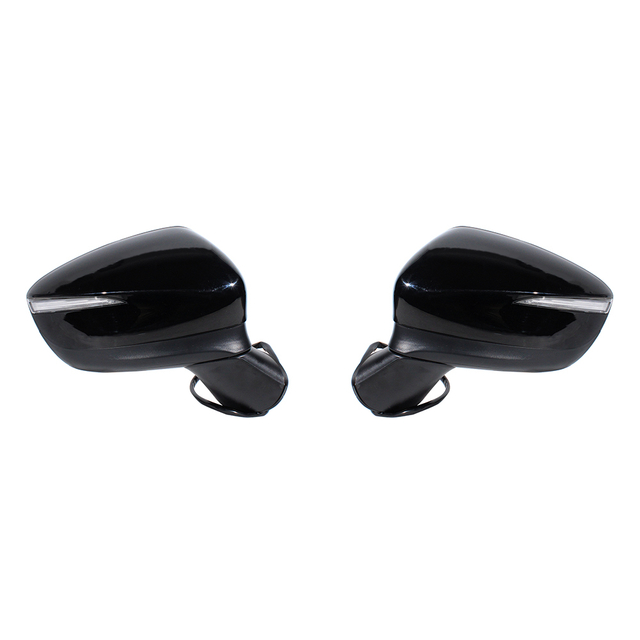 Rear mirror assembly For Mazda CX-5 2015-2016 Black Paint/6-Pin