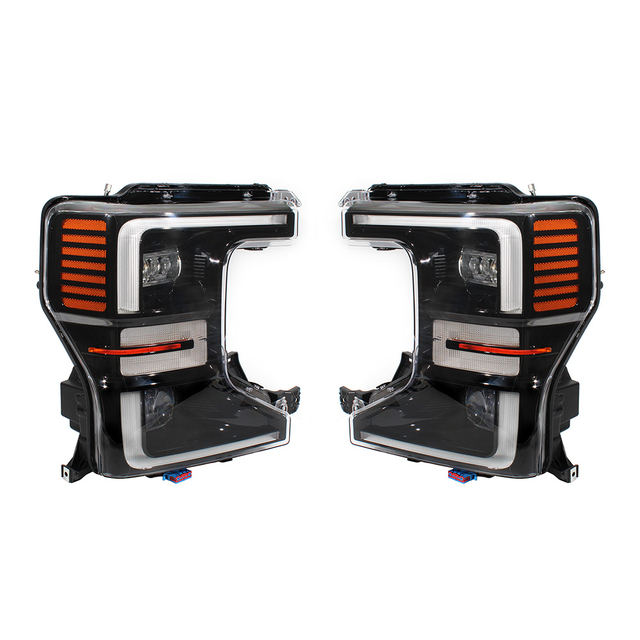 Headlight For Ford F250 Super Duty 2020-2022/LED/Black Cover