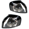 Corner light For Volvo S80 1999-2006/Black Frame/Double Bulb/Right