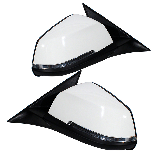 Rear mirror assembly For BMW 3 Series F35 2012-2017 White Paint Middle configuration