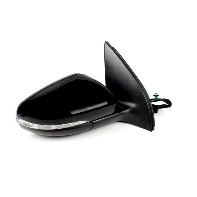 Rear mirror assembly For VW Golf 6 2009-2012 Black paint