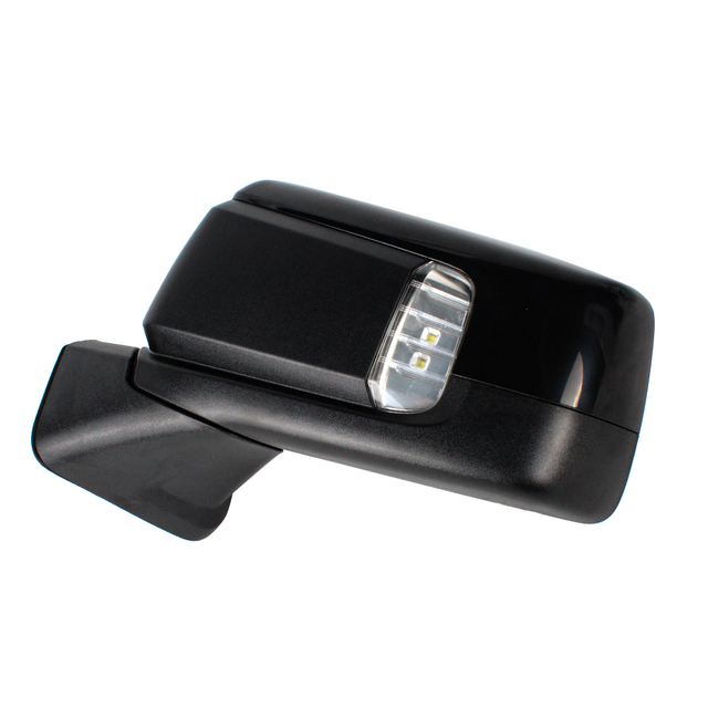 Rear View Mirror Assembly For Chevrolet Silverado 1500 2019-2023/Black Painted/7 Lines/Left