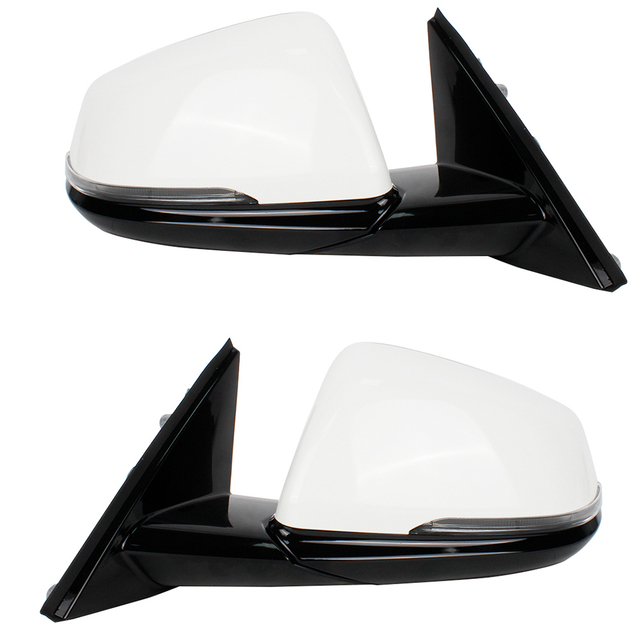 Rear mirror assembly For BMW X2 F39 2019-2023 White Paint 5PIN